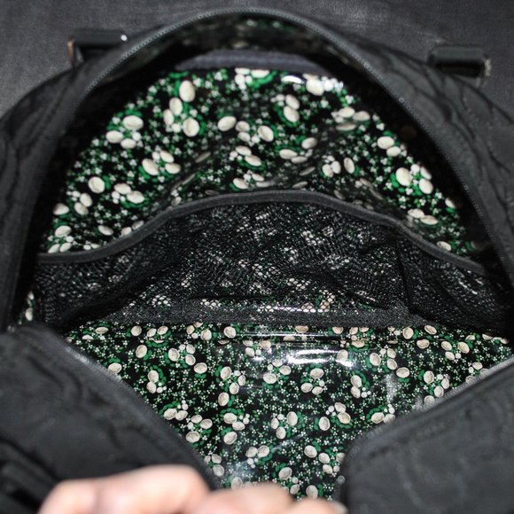 Vera Bradley Ultimate Baby Black Quilted Diaper Bag w/ Changing Pad - Picture 11 of 14